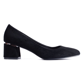 Goodin Eleganti décolleté in camoscio nero