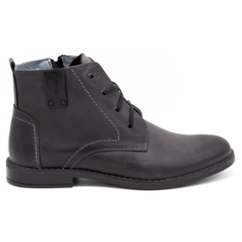 Polbut Scarpe invernali da uomo grigie C20F grigio