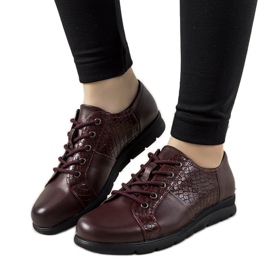 Scarpe da donna bordeaux di Olmos rosso
