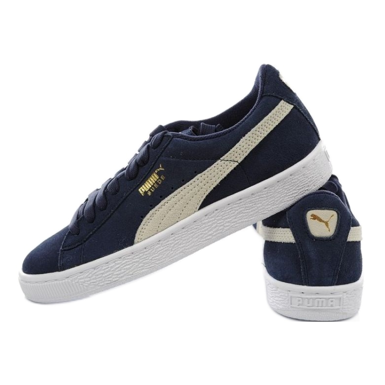 Scarpe classiche in pelle scamosciata Puma 356568 51 blu