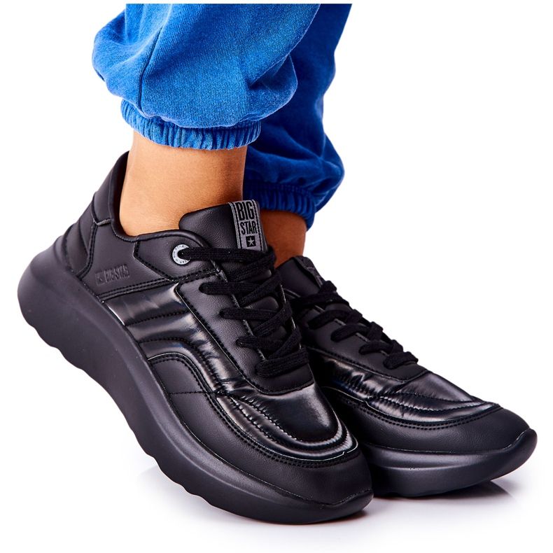 Scarpe sportive da donna Memory Foam Big Star II274332 Nero