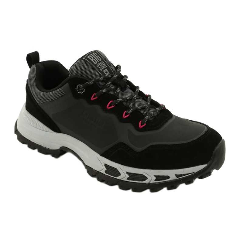 Scarpe sportive da uomo Big Star Grigie e nere II174140 grigio