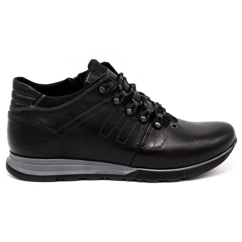 Olivier Scarpe da uomo stivaletti in pelle 920MP nero