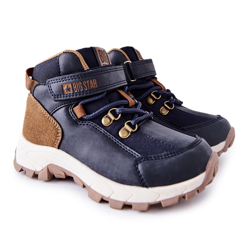 Scarpe da trekking per bambini Big Star II374098 Navy Blue blu navy
