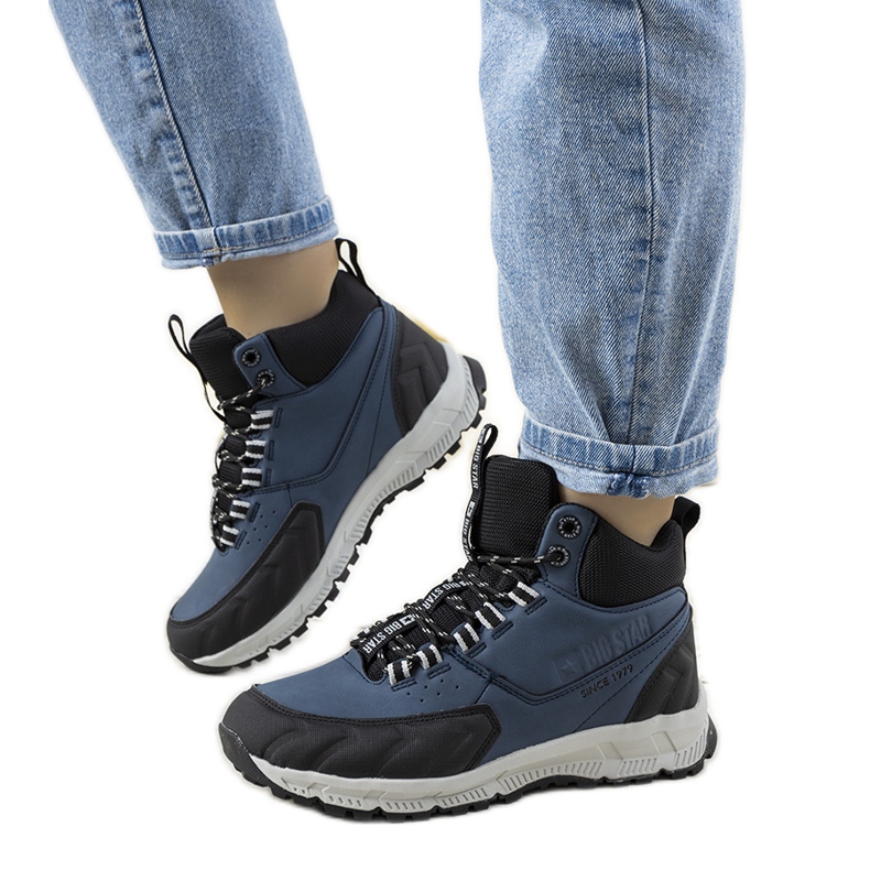 Big Star Ivanna scarpe da trekking blu navy nero