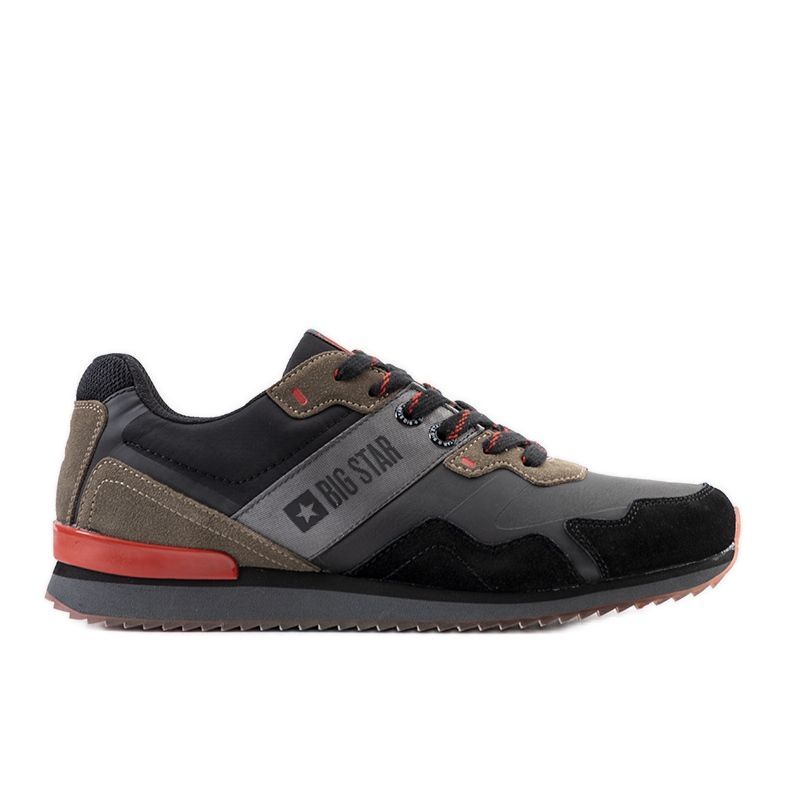 Scarpe sportive da uomo Acosta Black Big Star nero