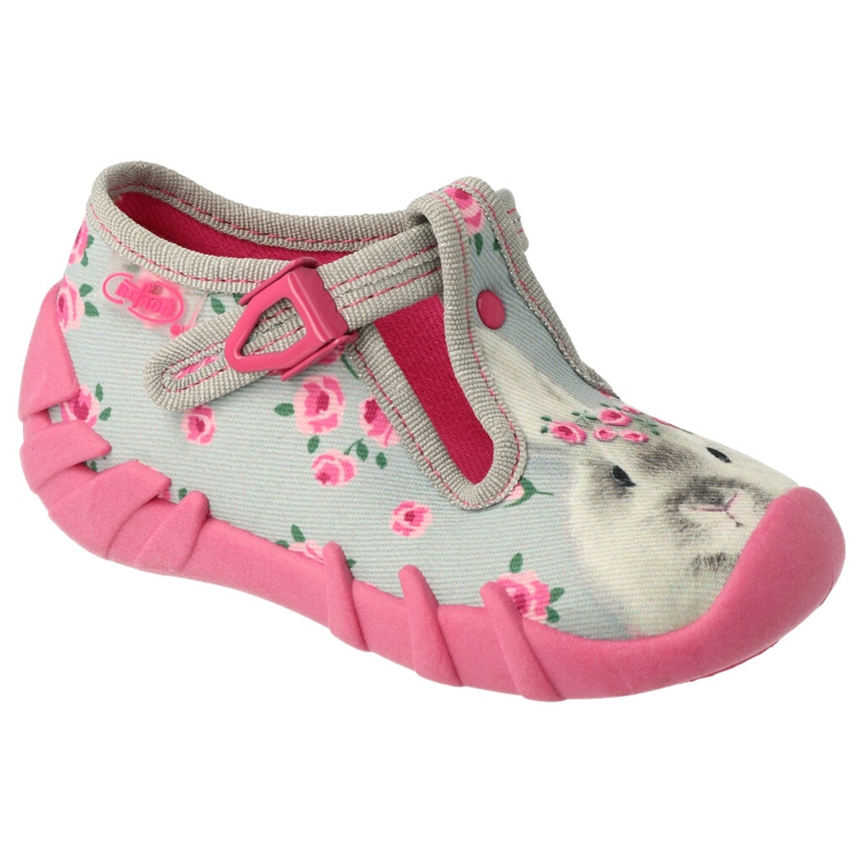 Scarpe per bambini Befado 110P425 rosa grigio