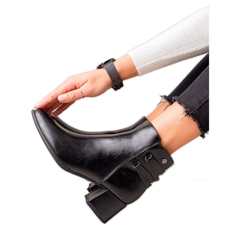 Goodin Stivali classici in ecopelle nero
