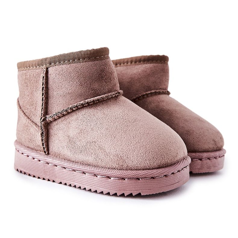 Stivali da neve caldi per bambini Beige scuro Gooby