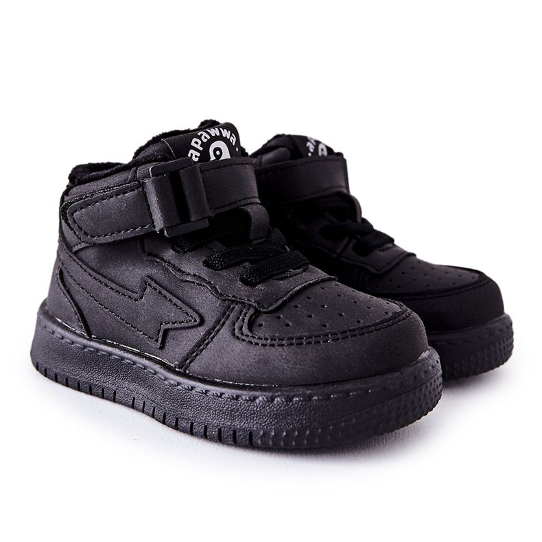 Scarpe Sportive Alte Da Bambino Nere Clafi nero