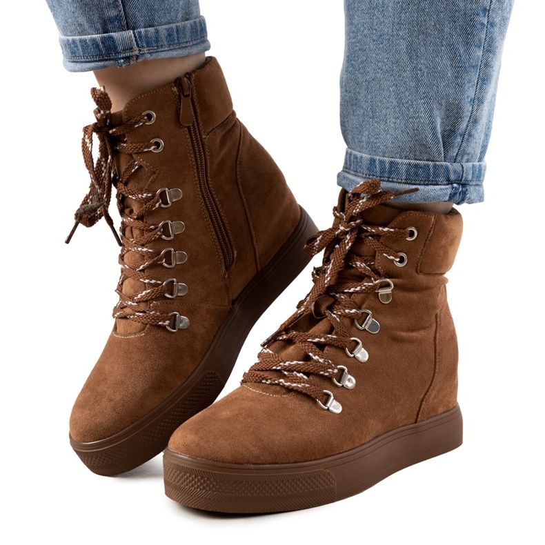 Sneakers cammello invernali Carmona marrone