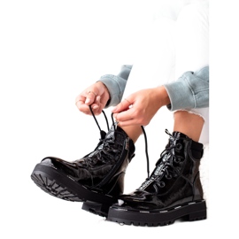 Stivaletti Artiker in pelle nera nero