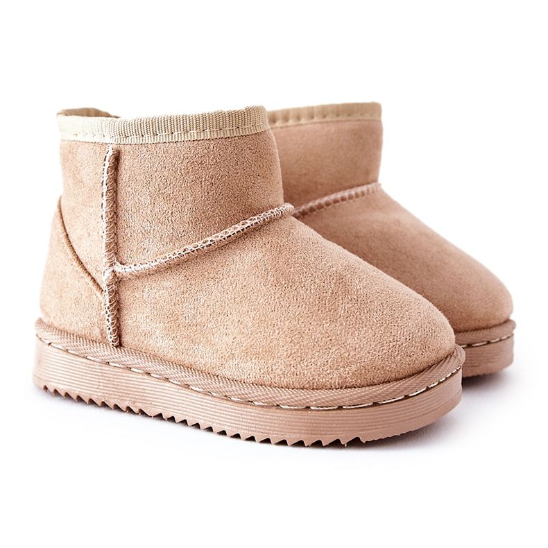 FR1 Stivali da neve caldi per bambini Beige Gooby