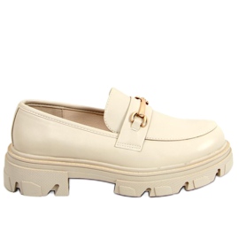 Mocassini con suola spessa YY11 Beige