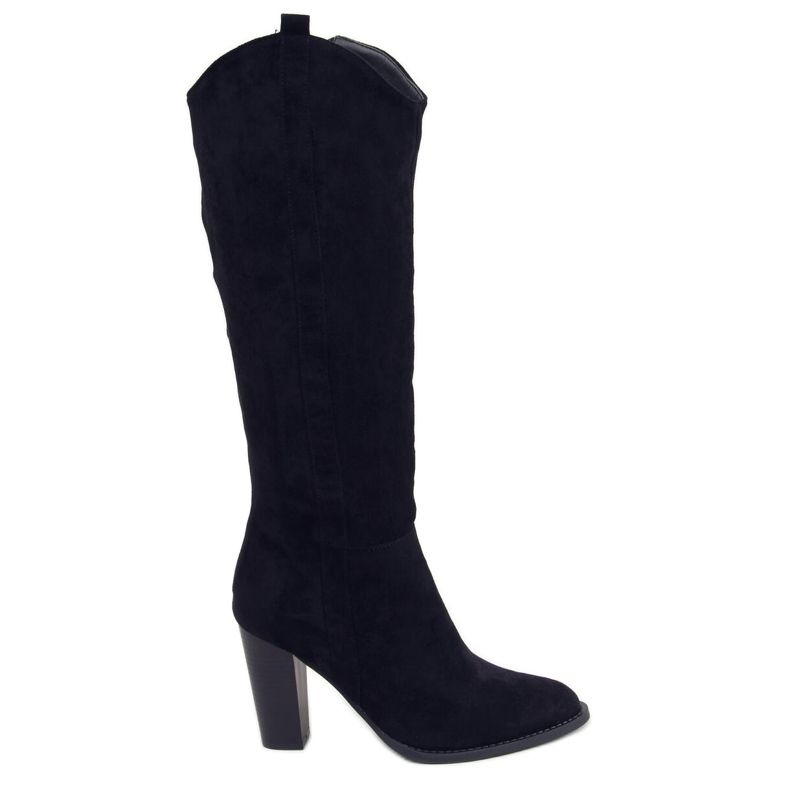 Stivali classici sul palo nero UK07P Black