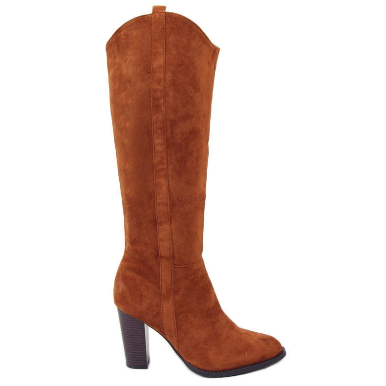 Stivali classici sul post cammello UK07P Camel marrone