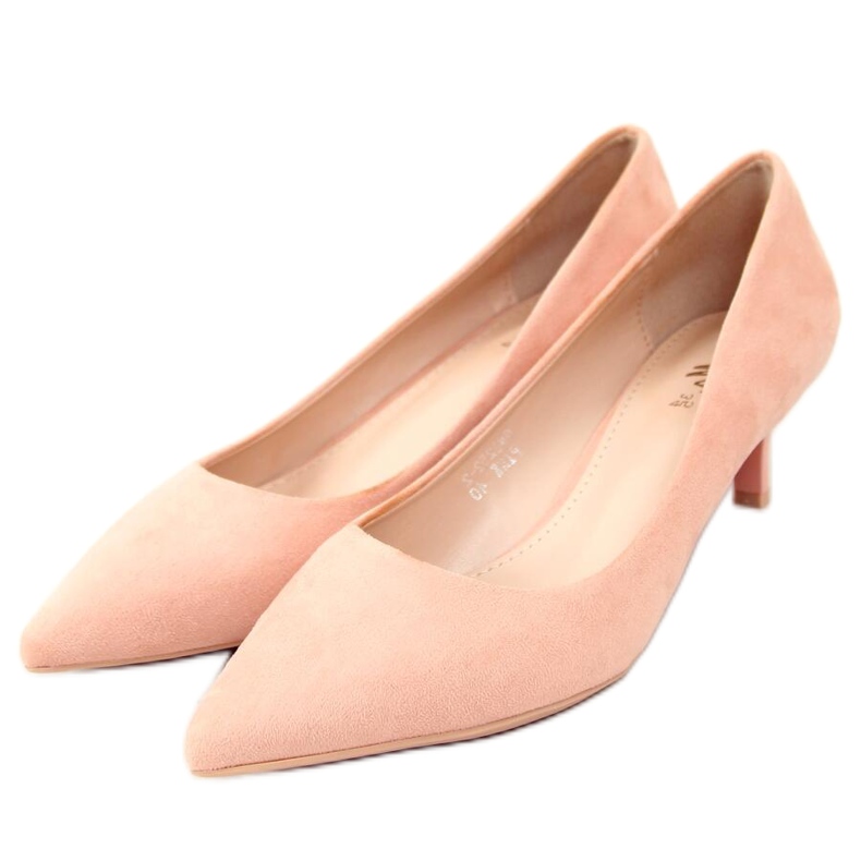 Décolleté con tacco basso Ann Pink rosa