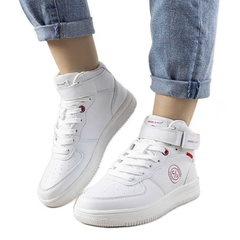 Cross Jeans Madrid sneakers bianche da donna bianca