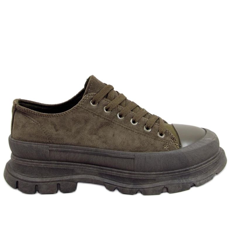 Sneakers con suola alta Lily Green verde