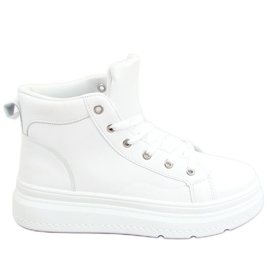 Sneakers alte bianche Ava bianco