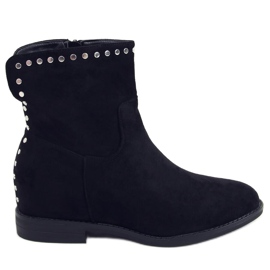 Stivali con zeppa nascosta Melisa Black nero