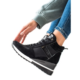 W. Potocki Sneakers con zeppa Potocki nero