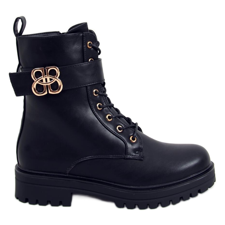 Stivali militari Vicky Black nero