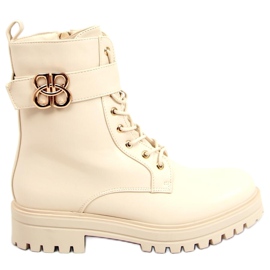 Stivali militari Vicky Beige