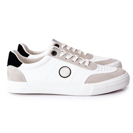 Sneakers Uomo Pelle Big Star II174009 Bianco-Beige bianca