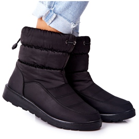 Vinceza Stivali da neve slip-on alti neri di Cathy nero