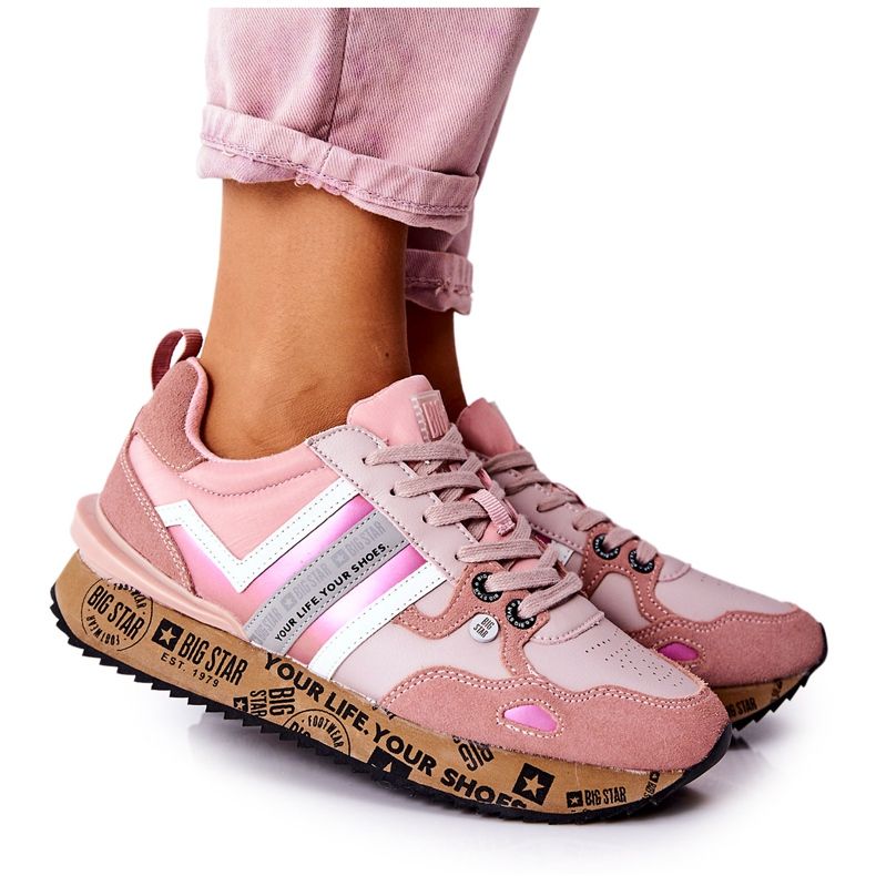 Scarpe sportive da donna Big Star II274298 Rosa