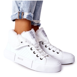 Sneakers da donna Big Star II274156 bianche isolate bianco