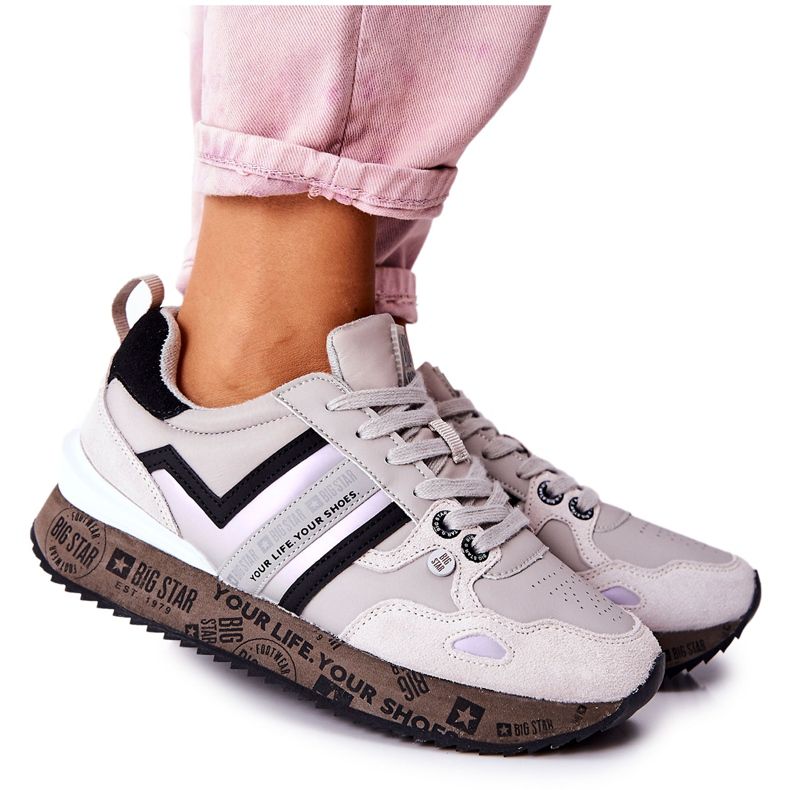 Scarpe sportive da donna Big Star II274297 Grigio