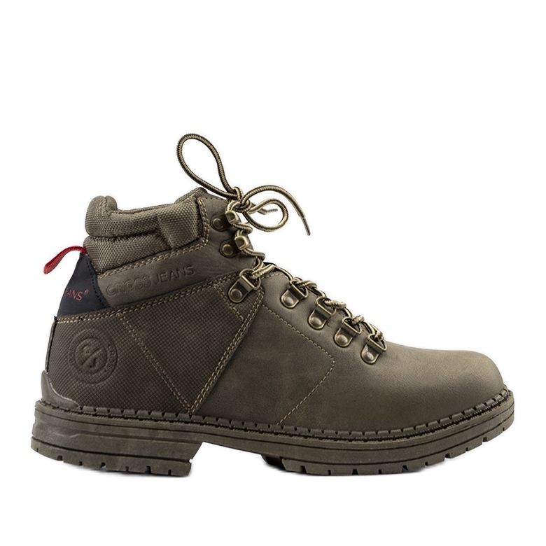 Scarpe da trekking Chapa da uomo verdi da uomo Cross Jeans verde