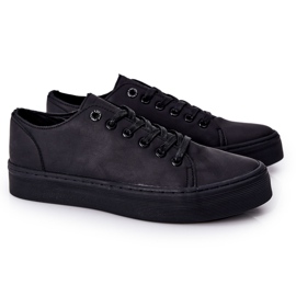 Sneakers da uomo nere Big Star II174047 nero