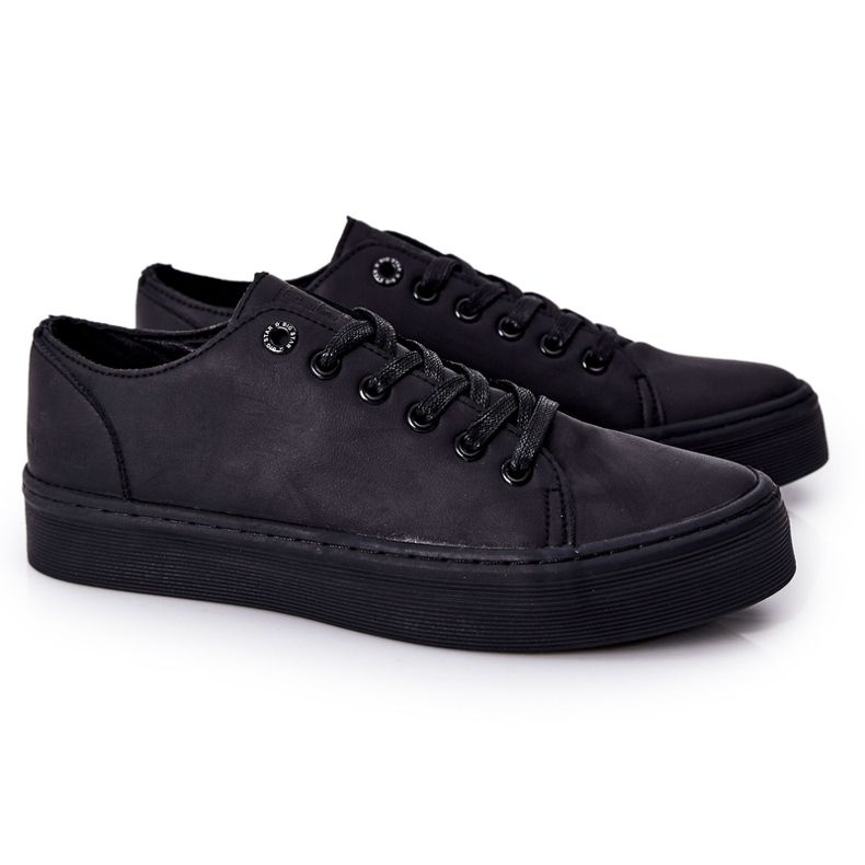 Sneakers da uomo nere Big Star II174047 nero