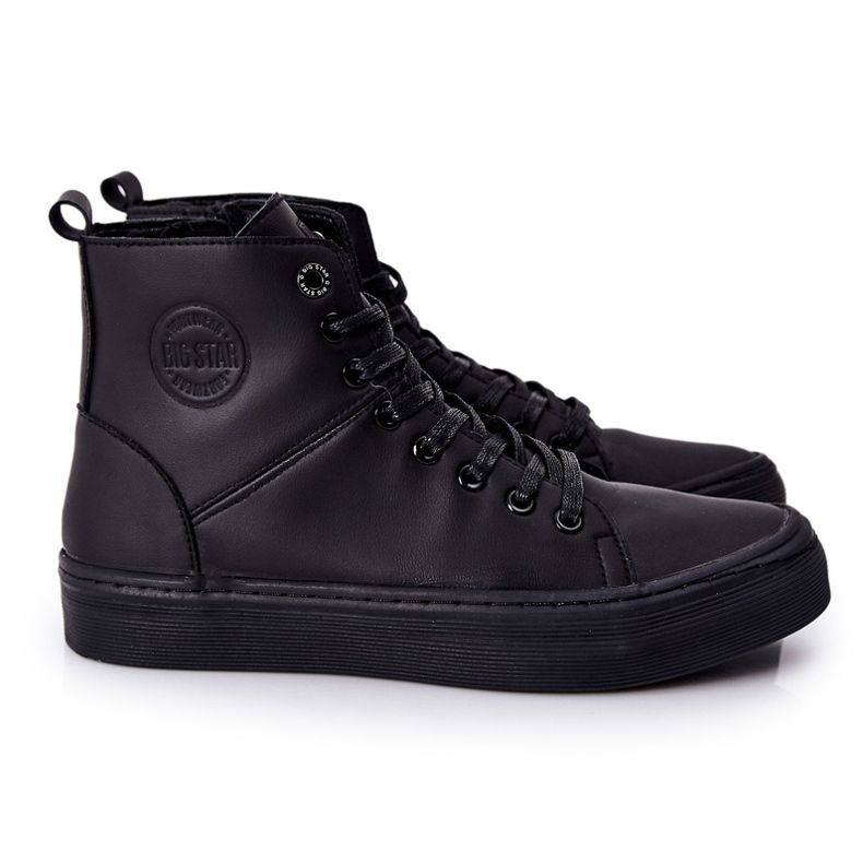 Sneakers alte da uomo Big Star II174048 Nere nero