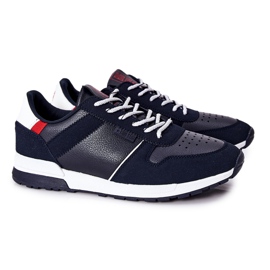 Scarpe Sportive Uomo Memory Foam Big Star Navy Blue II174083