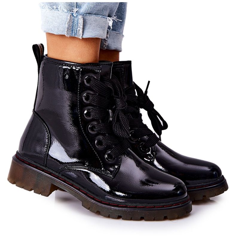 PE1 Laccato Warm Workers Black Lomess nero