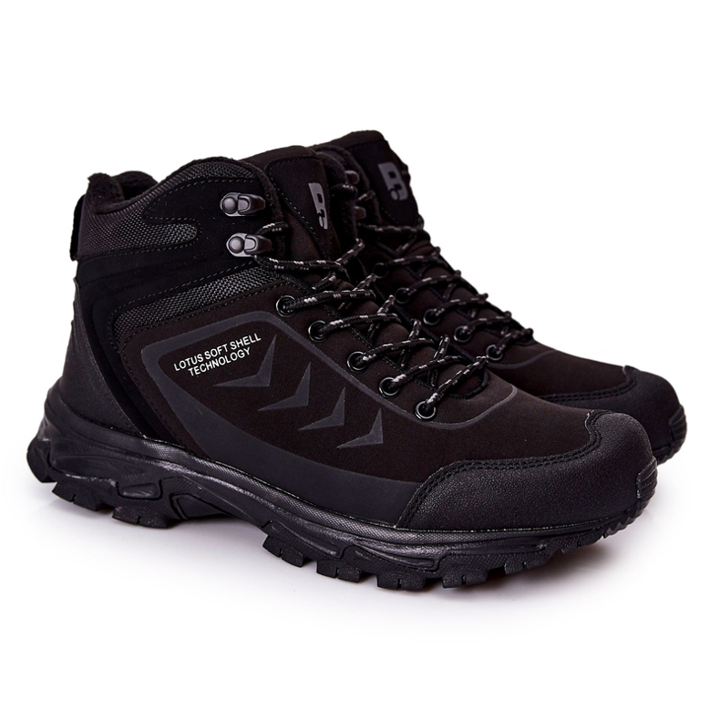 PE1 Calde Scarpe Sportive Uomo Legate Nere Belfort nero