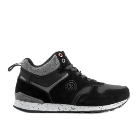 Sneakers nere da uomo Cross Jeans Merle nero grigio