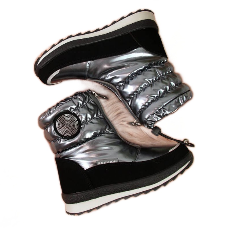 Miss Doposci impermeabili Jr EVE323B argento nero