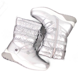 Doposci impermeabili Jr EVE324B argento bianco