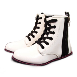 Stivali termici laccati Jr EVE327B bianco