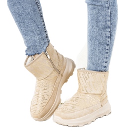 Stivali da neve donna Crescent beige