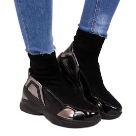 Scarpe con zeppa nere di T.Sokolski W SCA140 nero