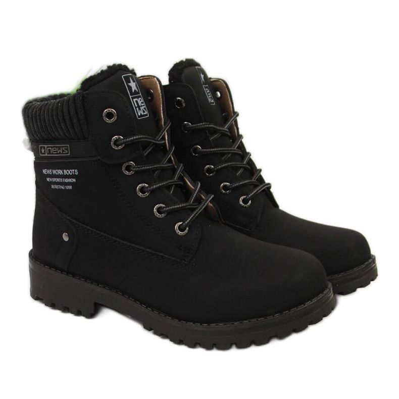 Stivali imbottiti da donna Novità W EVE317A black nero