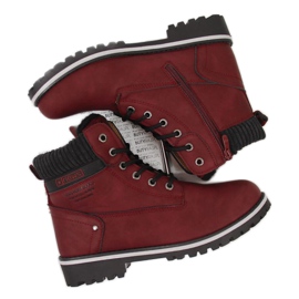 Scarpe da trekking isolate Novità W EVE317B bordeaux chiaretto