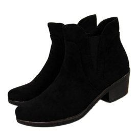 Stivaletti Chelsea isolati tacco alto Sergio Leone W SK347 nero