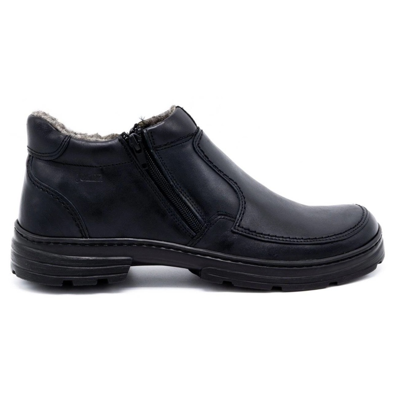 Joker Scarpe invernali da uomo in pelle 286J nere nero